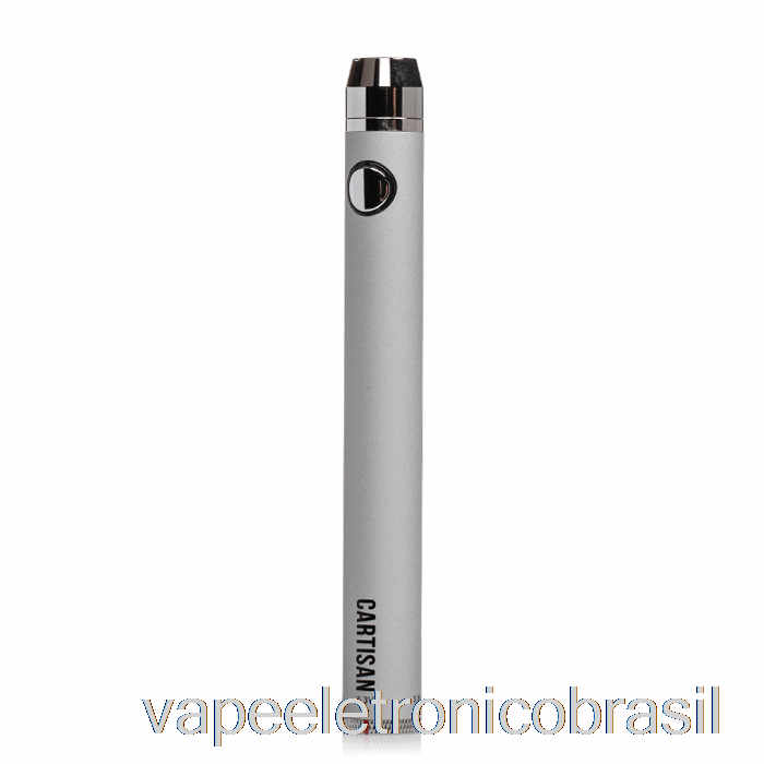 Vape Recarregável Cartisan Ego Spinner Twist 900 510 Bateria Prata